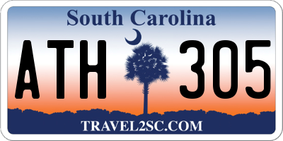 SC license plate ATH305