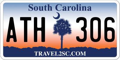SC license plate ATH306