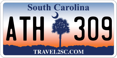 SC license plate ATH309