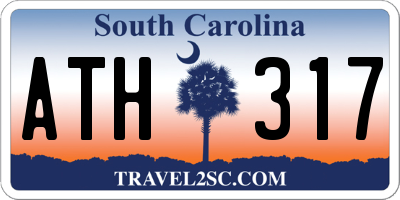 SC license plate ATH317