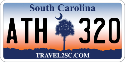 SC license plate ATH320