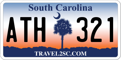 SC license plate ATH321