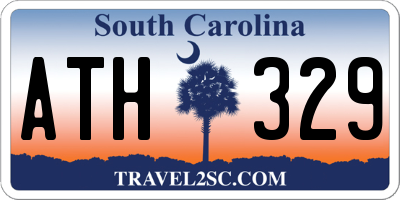 SC license plate ATH329