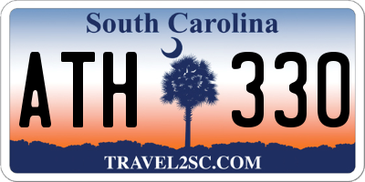 SC license plate ATH330