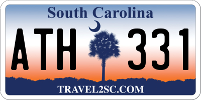 SC license plate ATH331