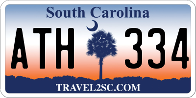 SC license plate ATH334