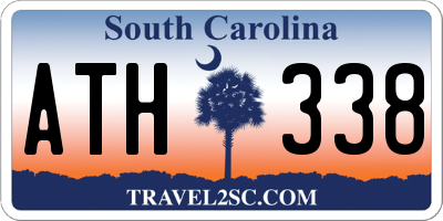 SC license plate ATH338