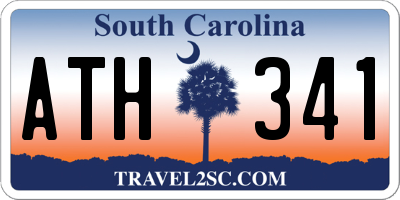 SC license plate ATH341