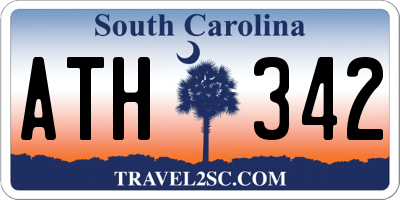 SC license plate ATH342
