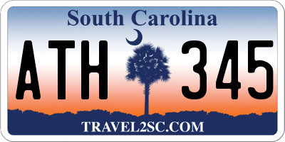 SC license plate ATH345