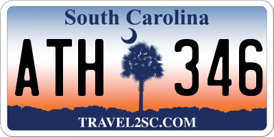 SC license plate ATH346