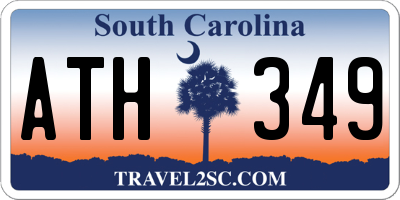 SC license plate ATH349