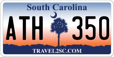 SC license plate ATH350