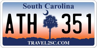 SC license plate ATH351