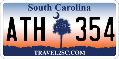 SC license plate ATH354