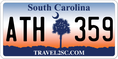SC license plate ATH359