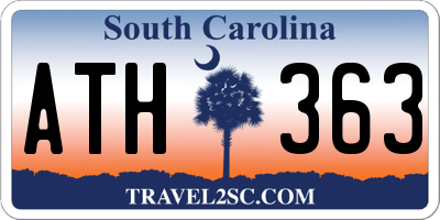 SC license plate ATH363