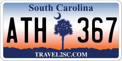 SC license plate ATH367