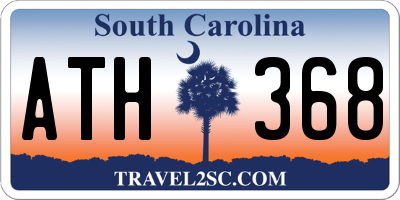 SC license plate ATH368