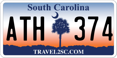 SC license plate ATH374