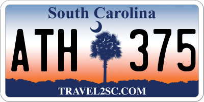 SC license plate ATH375
