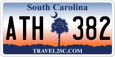 SC license plate ATH382