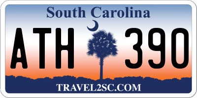 SC license plate ATH390