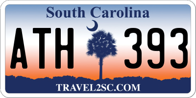SC license plate ATH393