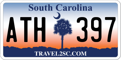 SC license plate ATH397