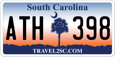 SC license plate ATH398