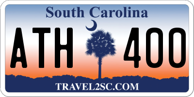SC license plate ATH400