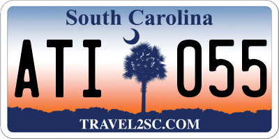 SC license plate ATI055