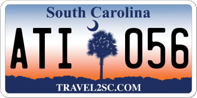 SC license plate ATI056