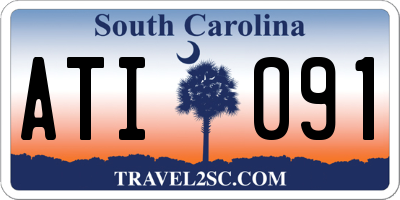 SC license plate ATI091