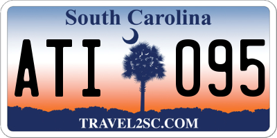 SC license plate ATI095