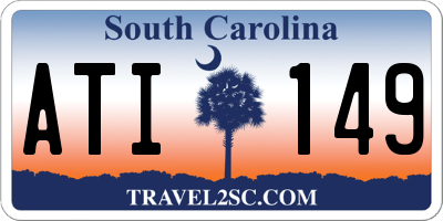 SC license plate ATI149