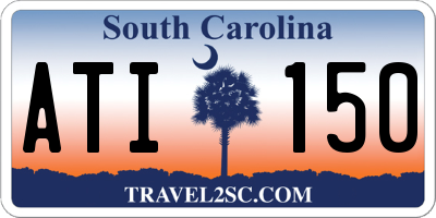 SC license plate ATI150