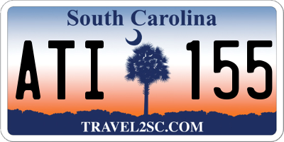SC license plate ATI155