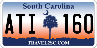 SC license plate ATI160