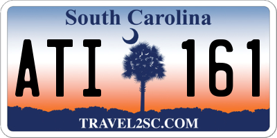 SC license plate ATI161