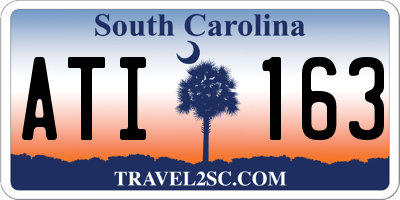 SC license plate ATI163