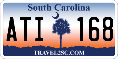 SC license plate ATI168
