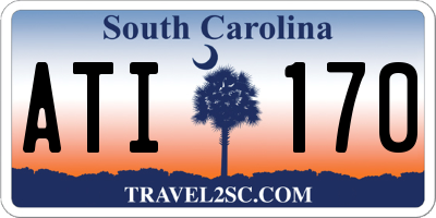 SC license plate ATI170