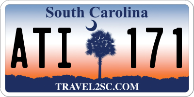 SC license plate ATI171
