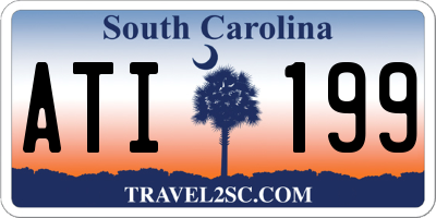 SC license plate ATI199