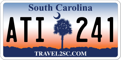 SC license plate ATI241