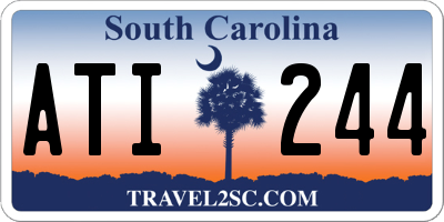 SC license plate ATI244