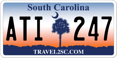 SC license plate ATI247