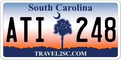 SC license plate ATI248