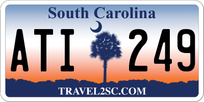 SC license plate ATI249